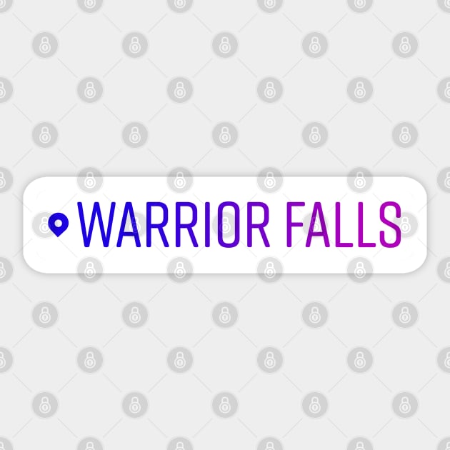 Warrior Falls - Wakanda Location Sticker by ChrisPierreArt